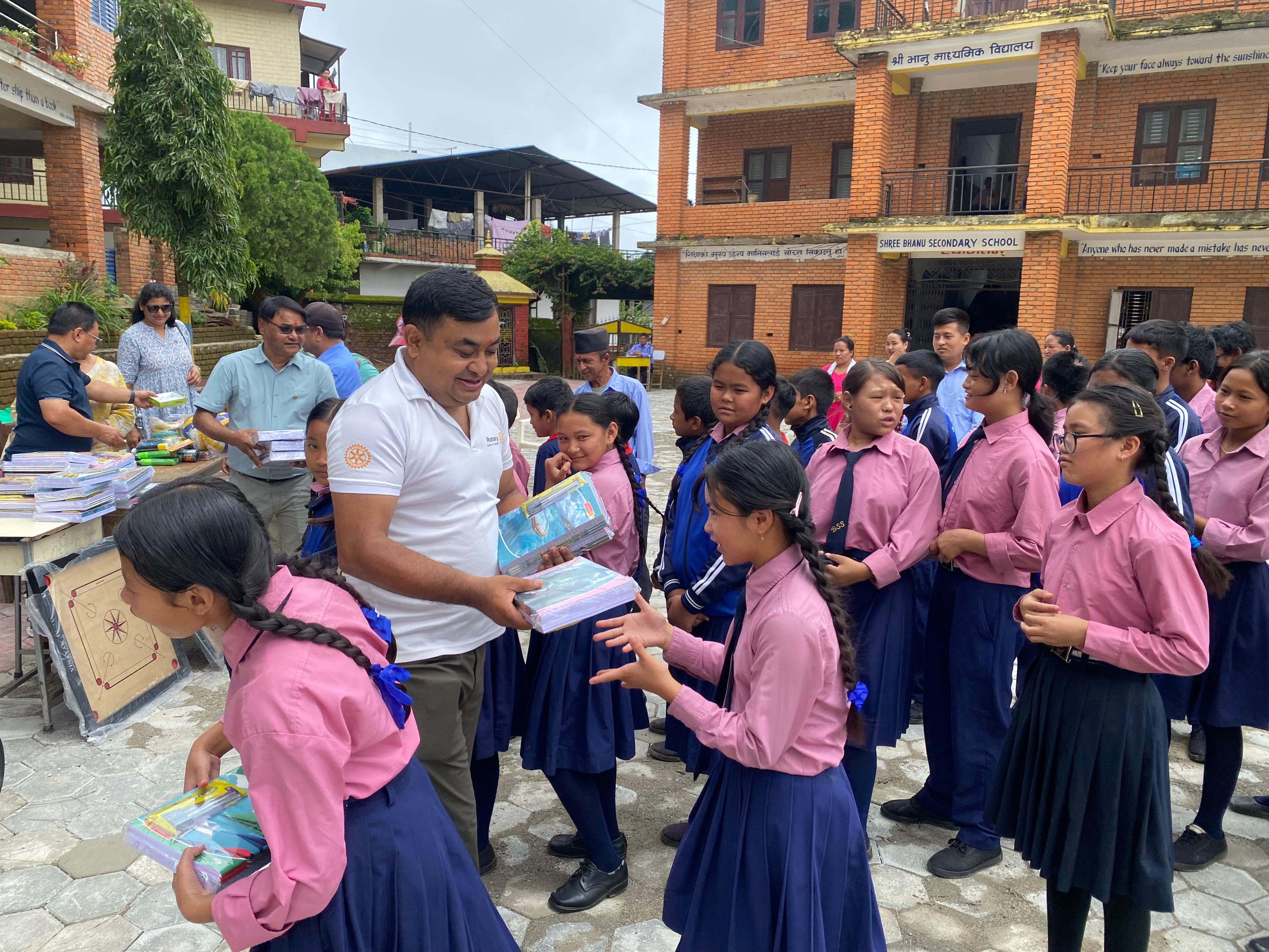 Educational and Sports Materials Distribution